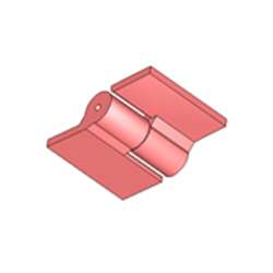 2125LH Half Mortise Hinges